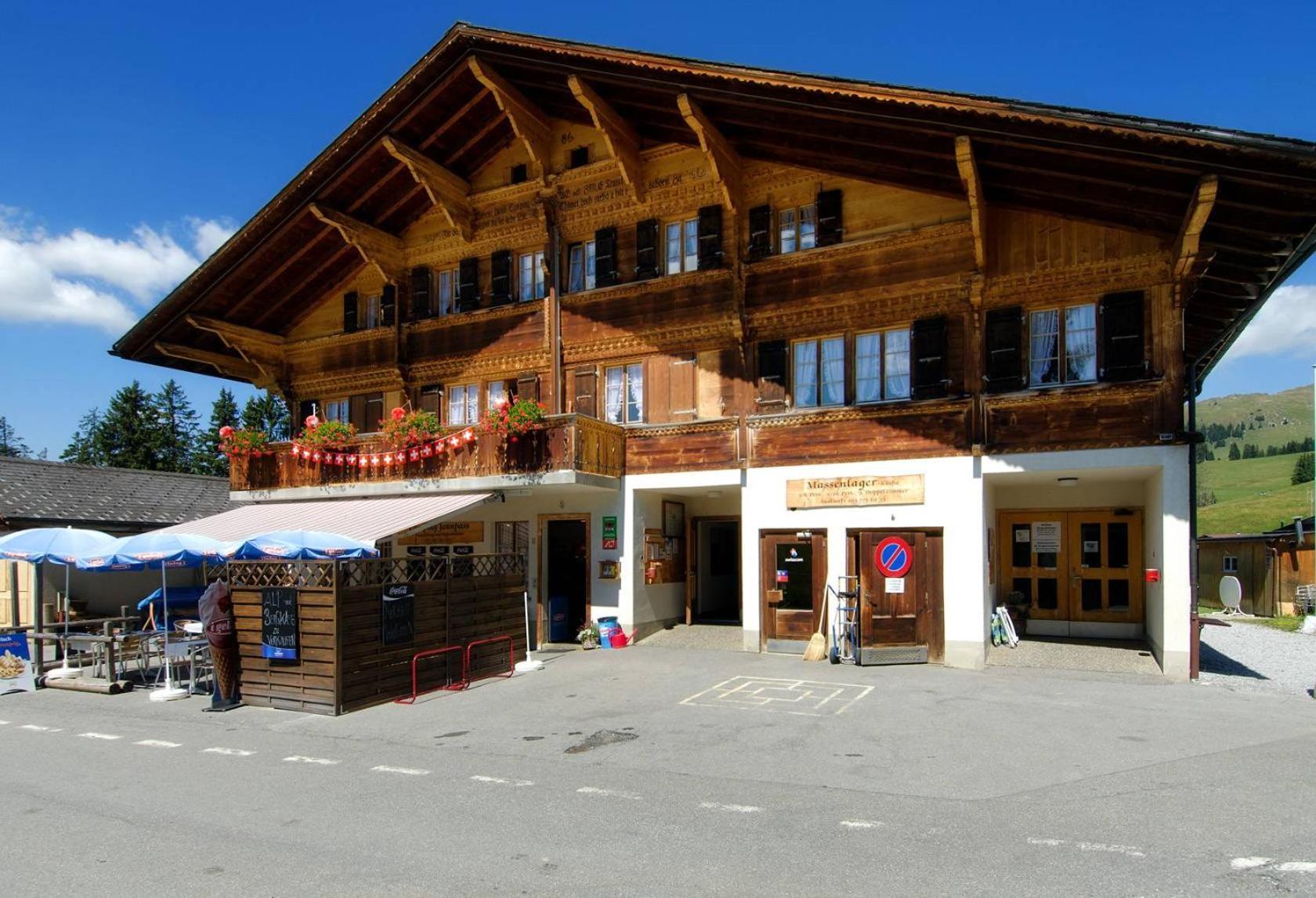 Chambre Double Doppelzimmer Camping Jaunpass Boltigen エクステリア 写真